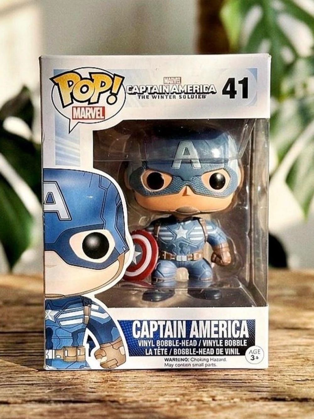 Funko Pop Marvel Captain America #41 Winter Soldier Vaulted 2014 Stealth Suit